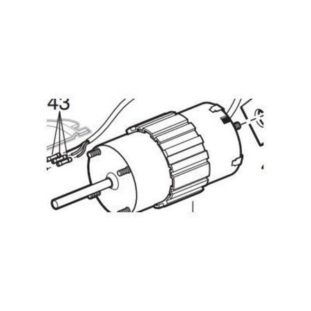 ALLEGRO INDUSTRIES Motor High Output, 950953 9509-53